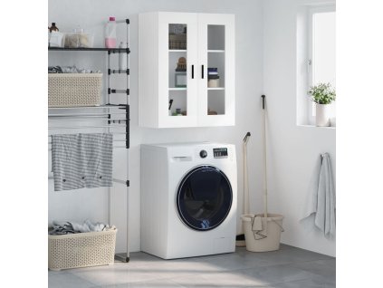 vidaXL Nástěnná skříňka bílá 69,5 x 34 x 90 cm