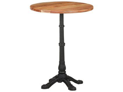 vidaXL Balkonový stolek Ø 60 x 76 cm masivní akáciové dřevo