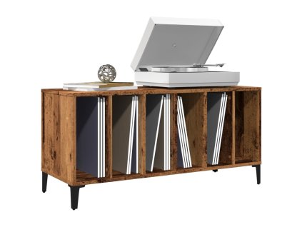 vidaXL Skříňka na LP desky old wood 100 x 38 x 48 cm kompozitní dřevo