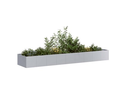 vidaXL Truhlík 360x80x40 cm pozinkovaná ocel