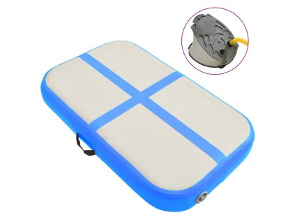 vidaXL Nafukovací žíněnka s pumpou 60 x 100 x 10 cm PVC modrá