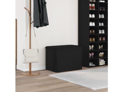 vidaXL Úložná lavice Černý dub 62 x 42 x 45 cm kompozitní dřevo