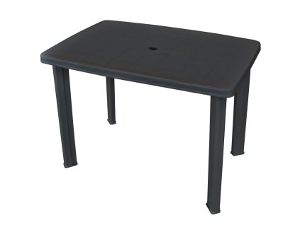 vidaXL Zahradní stůl antracitový 101 x 68 x 72 cm plast