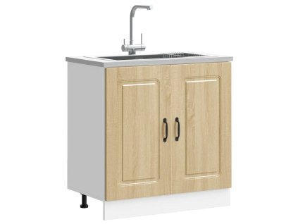 vidaXL Skříňka pod umyvadlo "Kalmar" dub sonoma 80x46x81,5 cm kompozit