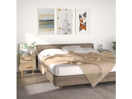 vidaXL Noční stolky 2 ks dub sonoma 40 x 35 x 47,5 cm