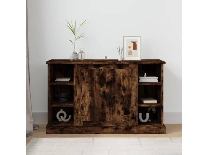 vidaXL Příborník kouřový dub 100 x 35,5 x 60 cm kompozitní dřevo