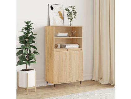 vidaXL Skříň highboard dub sonoma 60 x 36 x 110 cm kompozitní dřevo