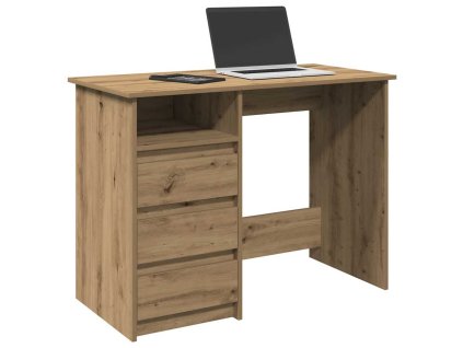 vidaXL Psací stůl dub artisan 102x50x75 cm dřevotříska