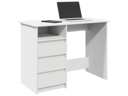 vidaXL Psací stůl bílý 102 x 50 x 75 cm kompozitní dřevo