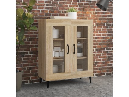 vidaXL Příborník dub sonoma 69,5 x 34 x 90 cm kompozitní dřevo