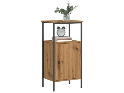 vidaXL Noční stolky 2 ks dub artisan 41 x 31 x 80 cm kompozitní dřevo