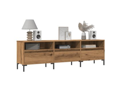 vidaXL TV skříňka dub artisan 150 x 30 x 44,5 cm kompozitní dřevo
