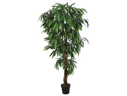 vidaXL Umělý mangovník 600 listů 150 cm zelený