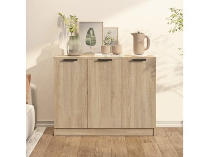 vidaXL Příborník dub sonoma 90,5 x 30 x 70 cm kompozitní dřevo