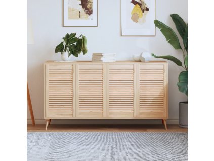 vidaXL Nábytková dvířka lamelový design 4 ks 69 x 39,4 cm borovice