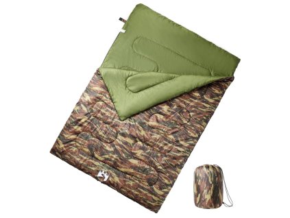 vidaXL Dvojitý spací pytel s polštáři pro dospělé 3–4 roční období