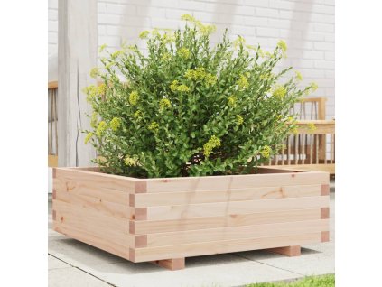 vidaXL Zahradní truhlík 70 x 70 x 26,5 cm masivní borovice