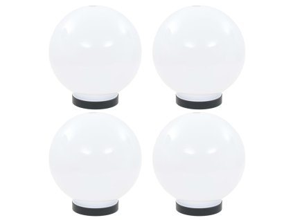 vidaXL Kulovité LED lampy 4 ks koule 20 cm PMMA