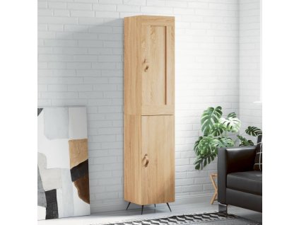 vidaXL Skříň highboard dub sonoma 34,5 x 34 x 180 cm kompozitní dřevo