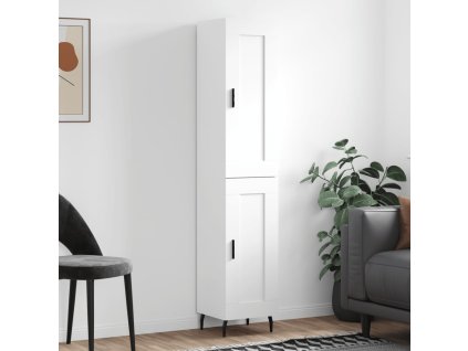 vidaXL Skříň highboard bílá 34,5 x 34 x 180 cm kompozitní dřevo