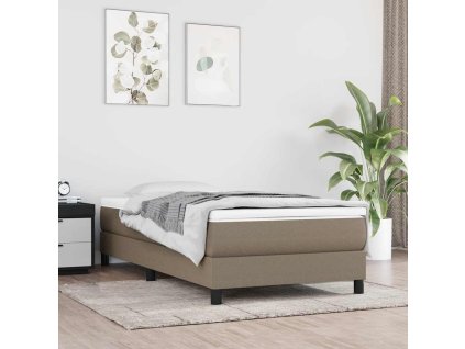 vidaXL Taštičková pružinová matrace pro děti taupe 80 x 160 cm textil