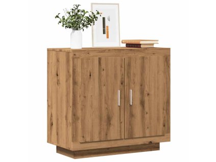 vidaXL Příborník dub artisan 80x40x75 cm kompozitní dřevo