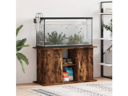 vidaXL Stojan na akvárium kouřový dub 101x41x58 cm kompozitní dřevo