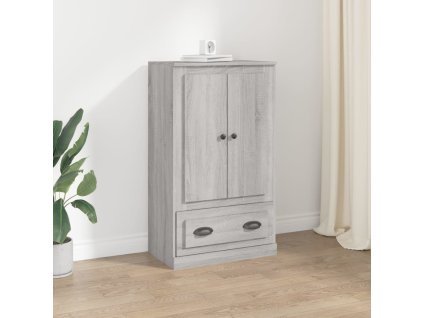 vidaXL Skříň highboard šedá sonoma 60 x 35,5 x 103,5 kompozitní dřevo