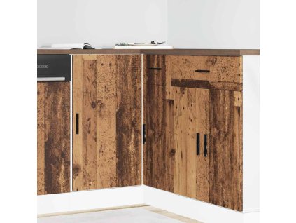 vidaXL Spodní skříňka pod umyvadlo "Lyon" Staré dřevo Konstrukce dřeva