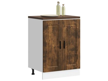 vidaXL Kuchyňská spodní skříňka "Porto" kouřový dub kompozitní dřevo