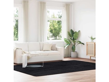vidaXL Koberec Shaggy s vysokým vlasem NAVARRA černý 240x340 cm