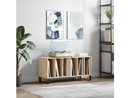 vidaXL Skříňka na LP desky dub sonoma 100x38x48 cm kompozitní dřevo