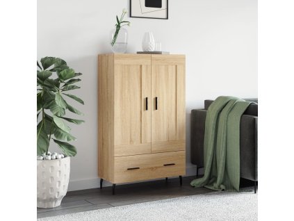 vidaXL Skříň highboard dub sonoma 69,5 x 31 x 115 cm kompozitní dřevo
