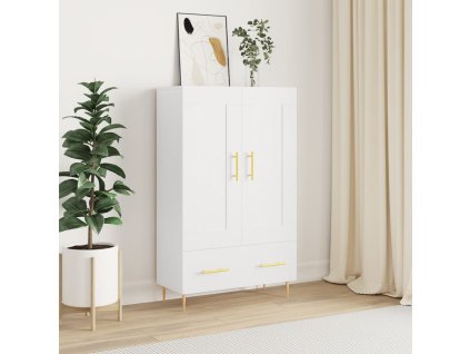 vidaXL Skříň highboard bílá 69,5 x 31 x 115 cm kompozitní dřevo