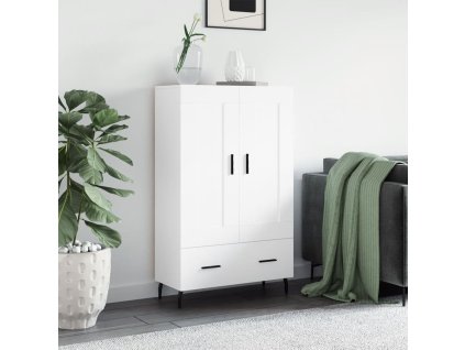 vidaXL Skříň highboard bílá 69,5 x 31 x 115 cm kompozitní dřevo