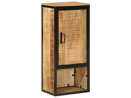 vidaXL Koupelnová skříňka 40x27x90 cm masivní mangovník a železo