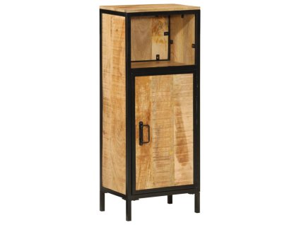 vidaXL Koupelnová skříňka 40x27x90 cm masivní mangovník a železo