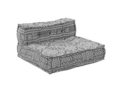 vidaXL Modulová pohovka Světle šedá 70 x 70 x 56 cm Textil