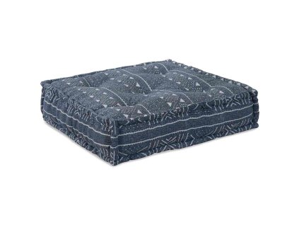 vidaXL Modulární pohovka Geometrický Indigo 70 x 70 x 54 cm textil