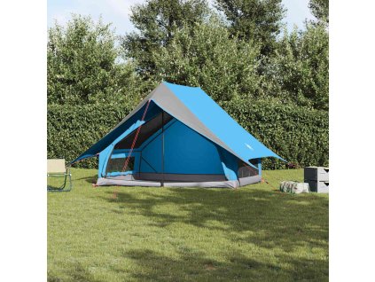 vidaXL Stany se střechou Modrá 256 x 266 x 185 cm Polyester