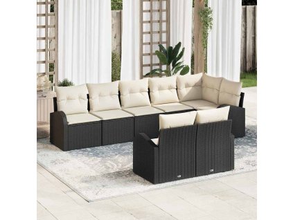 vidaXL Sada zahradních pohovek 8 pcs polyratan