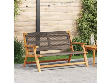 vidaXL Zahradní nábytek Šedá 78 x 122 x 73 cm Masivní akáciové dřevo