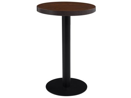 vidaXL Bistro stolek tmavě hnědý 50 cm MDF