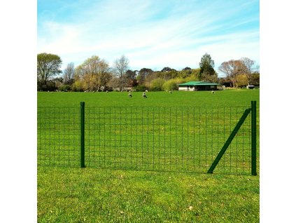 vidaXL Euro plot ocel 10 x 1,5 m zelený