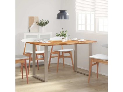 vidaXL Jídelní stůl 140 x 70 x 76 cm masivní akáciové dřevo