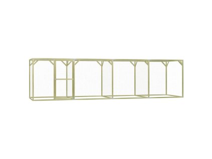 vidaXL Klec pro kuřata 1,5 x 6 x 1,5 m impregnovaná borovice