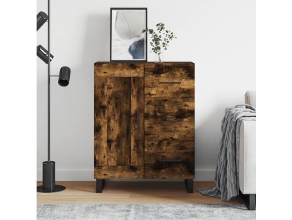 vidaXL Příborník kouřový dub 69,5 x 34 x 90 cm kompozitní dřevo