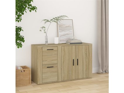 vidaXL Příborník dub sonoma 100 x 33 x 59,5 cm kompozitní dřevo