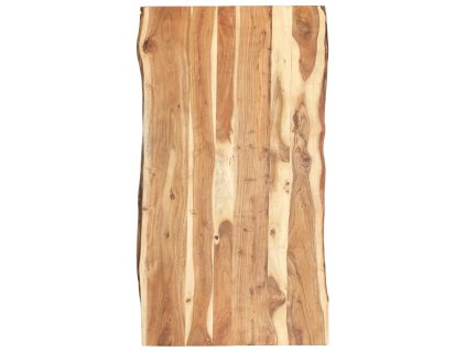 vidaXL Stolní deska masivní akáciové dřevo 118 x (50–60) x 3,8 cm