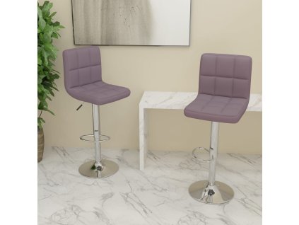 vidaXL Barové židle 2 ks taupe textil
